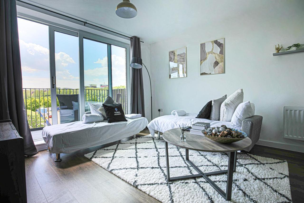 Penthouse Apartment - City Centre - Secure Parking, Balcony, Self-Check-In, Fast Wifi And Smart Tv With Netflix By Yoko Property Milton Keynes Exterior foto