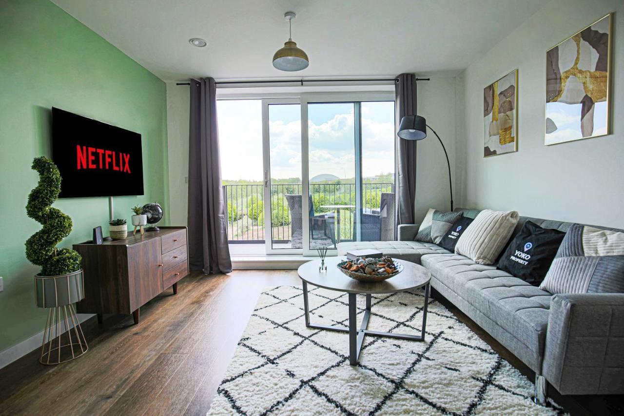 Penthouse Apartment - City Centre - Secure Parking, Balcony, Self-Check-In, Fast Wifi And Smart Tv With Netflix By Yoko Property Milton Keynes Exterior foto